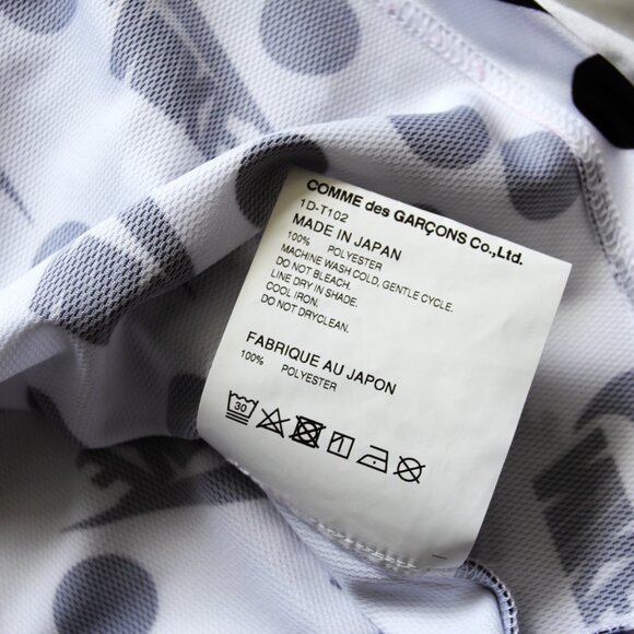 BNWT AW20 COMME DES GARCONS BLACK x NIKE LS TSHIRT JERSEY S - Picture 11 of 14